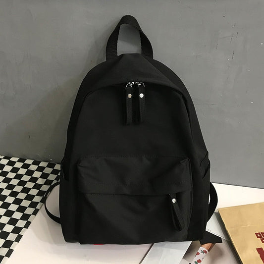 Leichter, faltbarer Schulrucksack aus Canvas – ideal für Schule und Reisen, mit verstellbaren Schultergurten