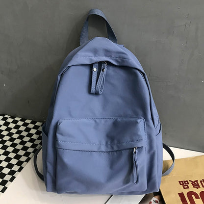Leichter, faltbarer Schulrucksack aus Canvas – ideal für Schule und Reisen, mit verstellbaren Schultergurten