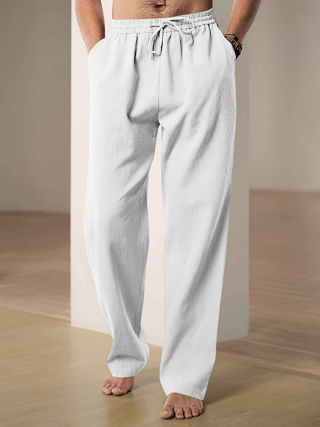 Leinenhose Herren | Hose Leinen für Sommer Freizeitmode | Teun