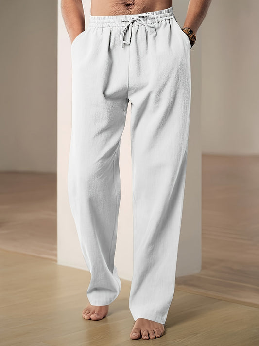 Leinenhose Herren | Hose Leinen für Sommer Freizeitmode | Teun