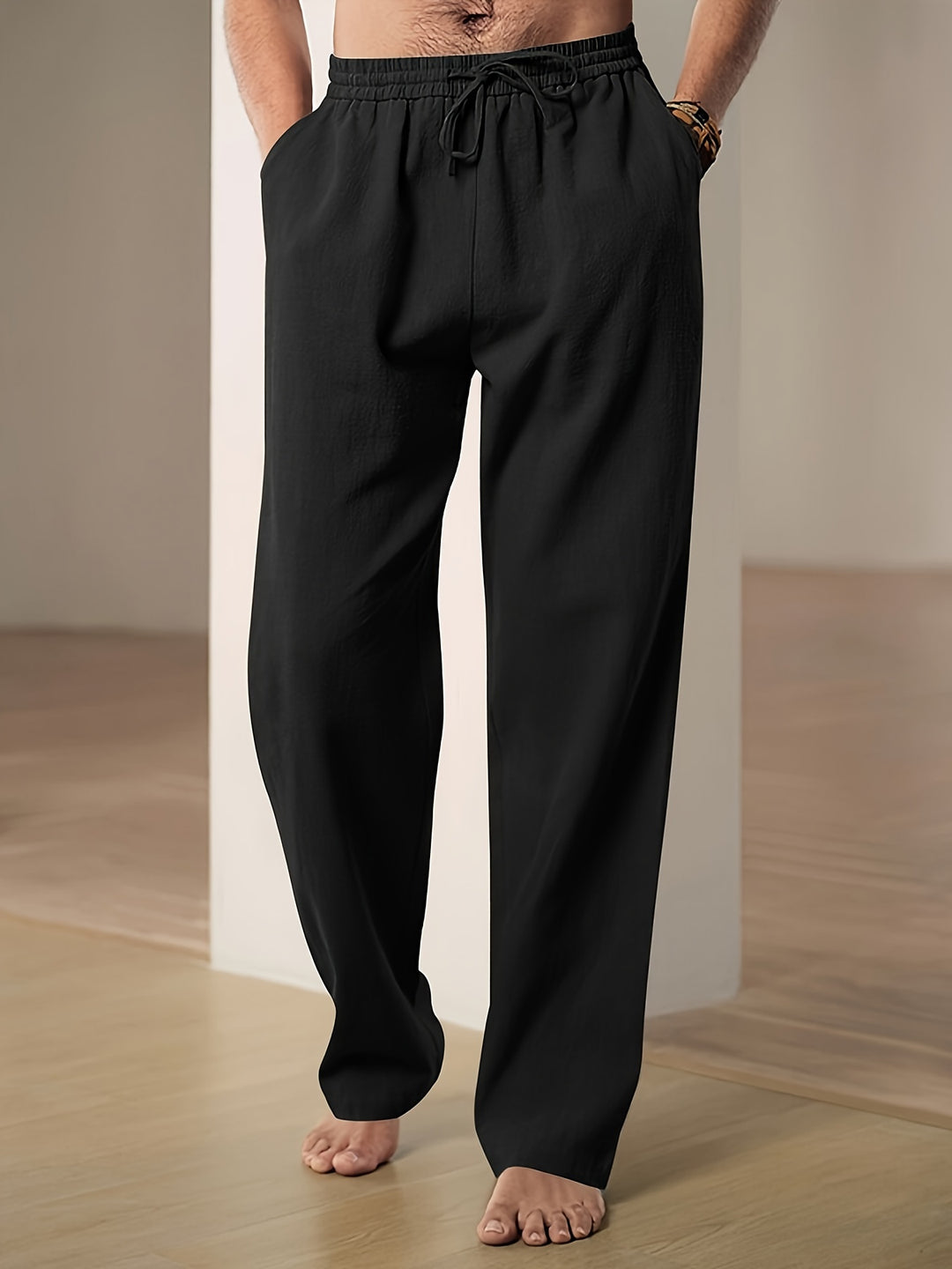 Leinenhose Herren | Hose Leinen für Sommer Freizeitmode | Teun