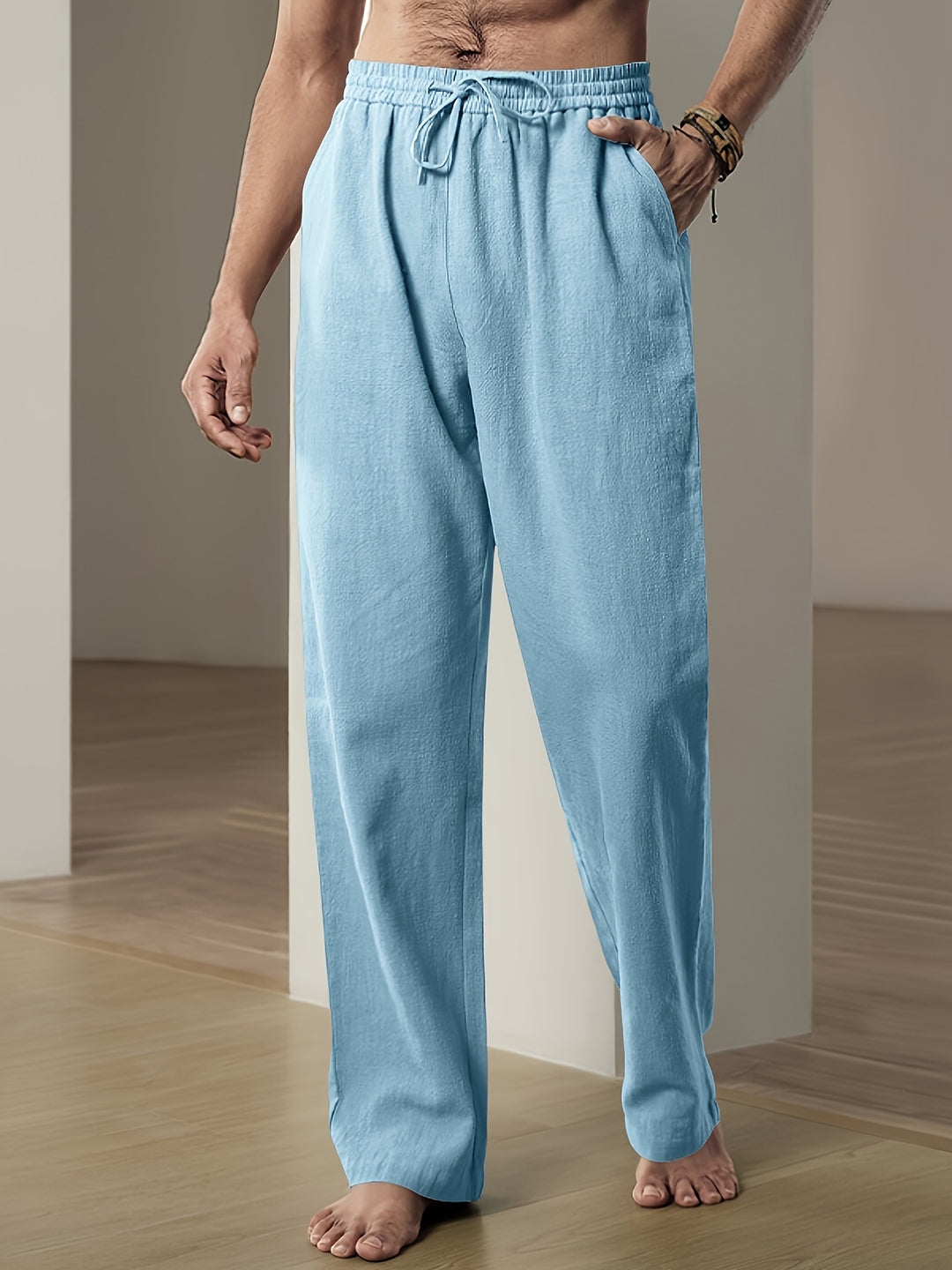 Leinenhose Herren | Hose Leinen für Sommer Freizeitmode | Teun