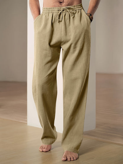 Leinenhose Herren | Hose Leinen für Sommer Freizeitmode | Teun