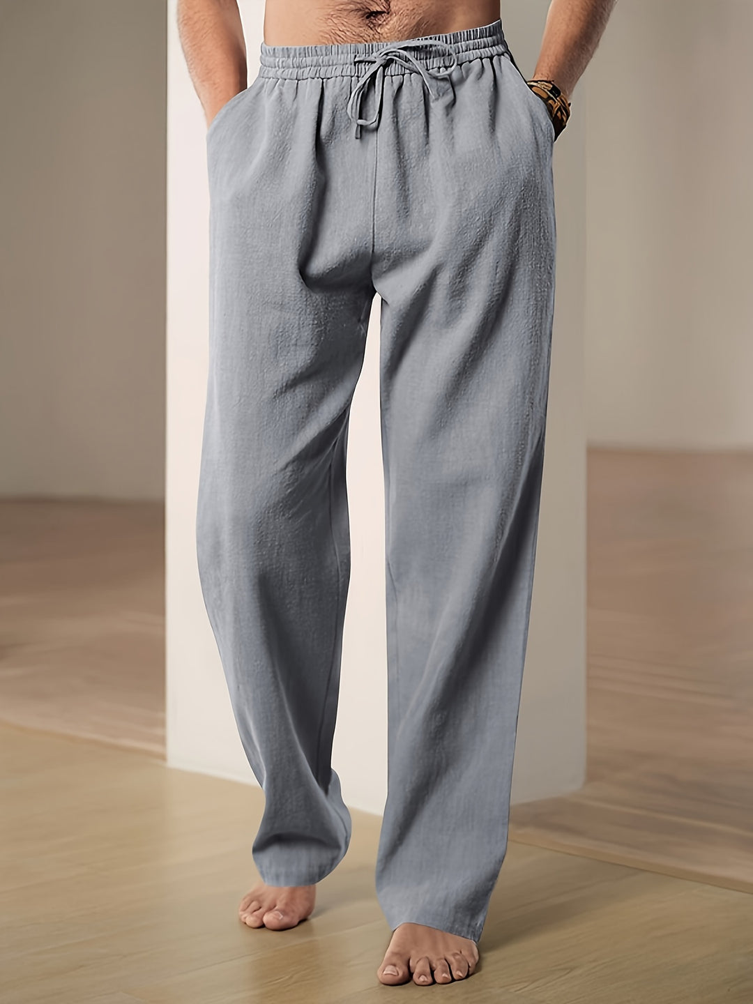 Leinenhose Herren | Hose Leinen für Sommer Freizeitmode | Teun