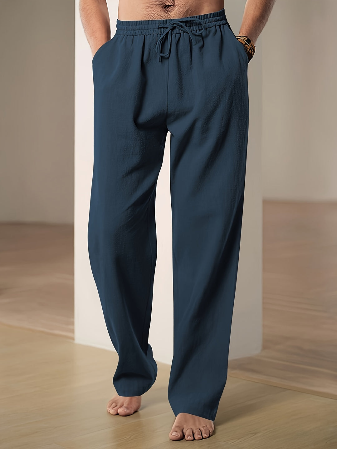 Leinenhose Herren | Hose Leinen für Sommer Freizeitmode | Teun