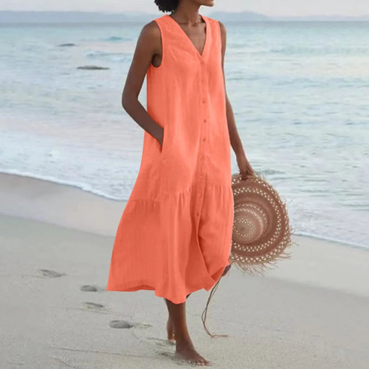 Lena | Kleid mit V-Ausschnitt 4