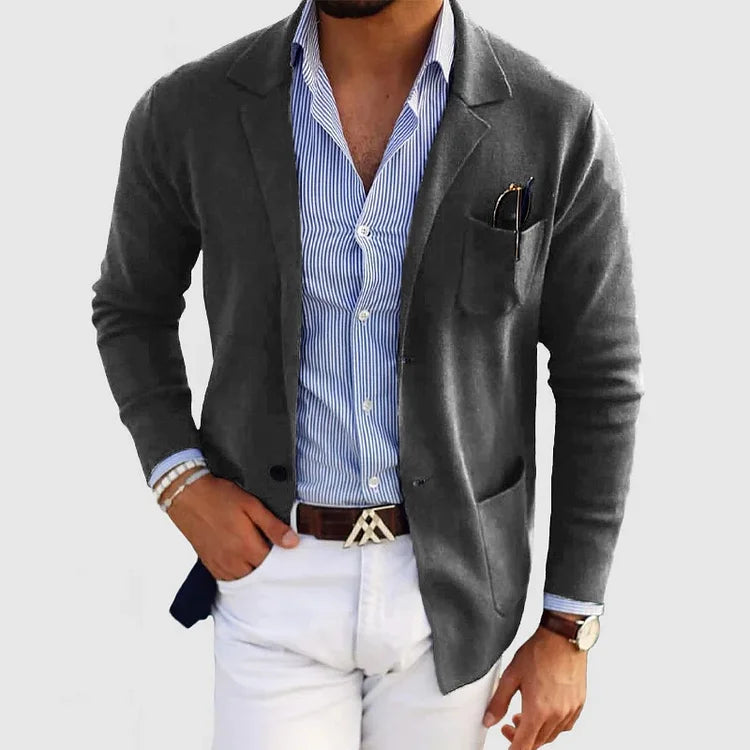 Leon | Stylischer Herrenblazer mit lässigen Details
