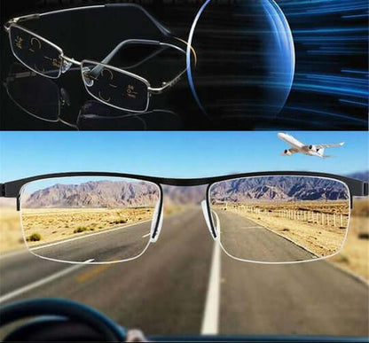 Lesebrille mit intelligenten Gleitsichtgläsern 