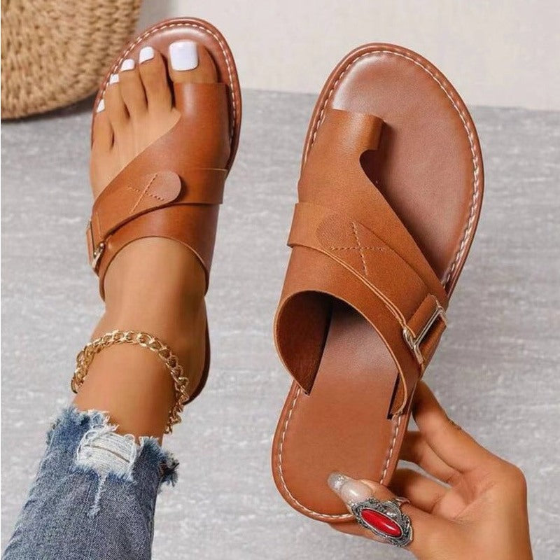 Sandali da donna con cinturini a fibbia | Minimalisti