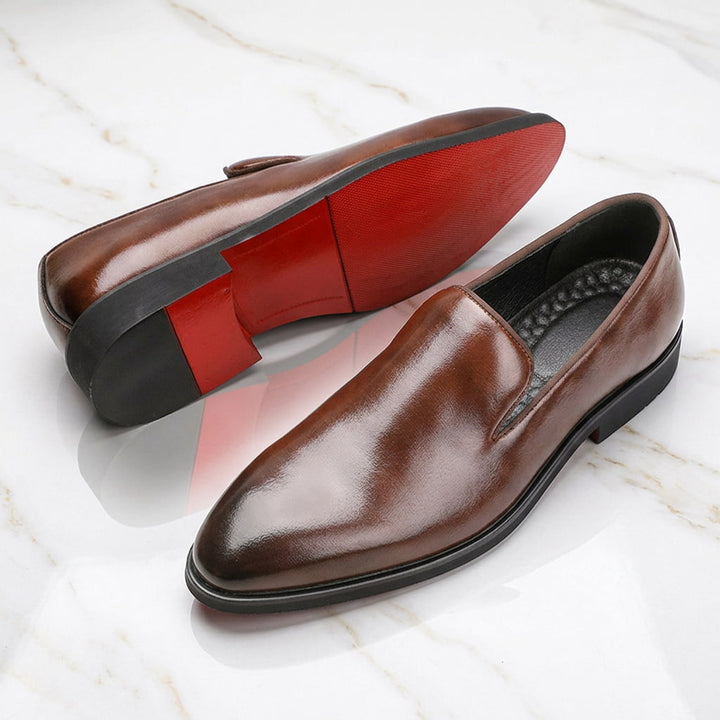 Herren Slip-On Formelle Schuhe | Spitz Zulaufende Zehenpartie