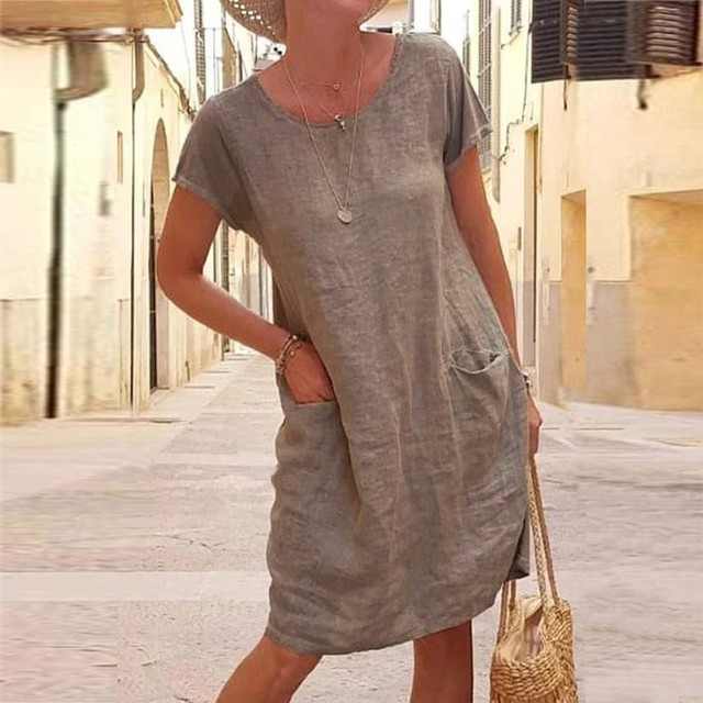 Lotten | Damen Entspanntes Kleid 3