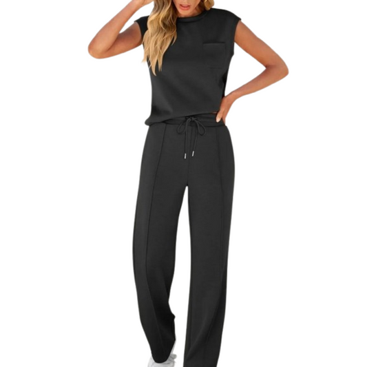Lounge Set | Damenmode für Sommer | Entspanntes Freizeitoutfit