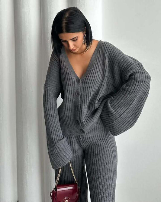 Loungewear Set Damen | Strickmode Für Freizeit Und Zuhause