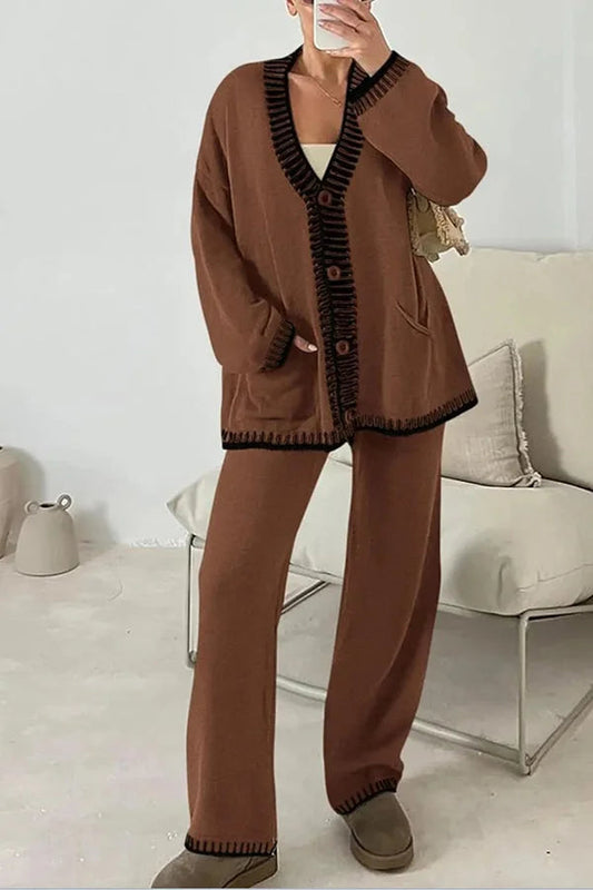 Loungewear Set | 2-teiliges Set für Damen für Freizeit und Zuhause