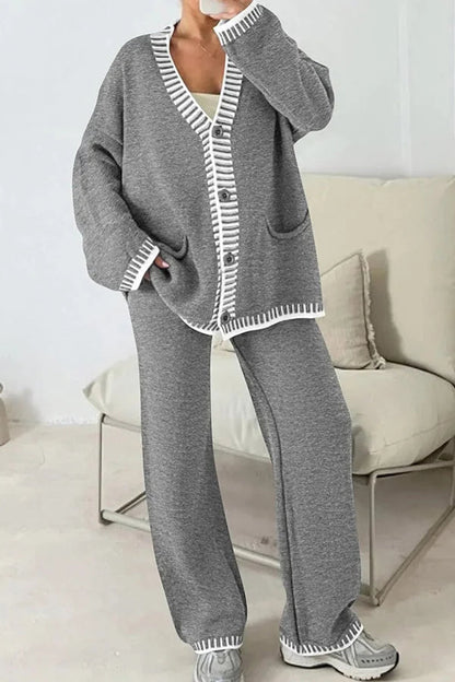 Loungewear Set | 2-teiliges Set für Damen für Freizeit und Zuhause