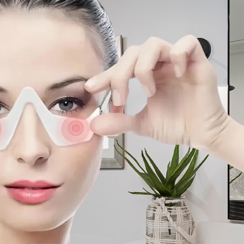 Luminotherapie Brille mit LED und Mikroströmen – Anti-Cernes und Faltenreduzierung, Tragbar und Einfach zu Bedienen