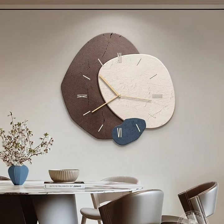 LunaWood Akzent-Wanduhr – Natürliche Eleganz mit sanftem LED-Licht 1