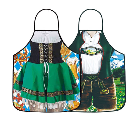 Lustige Oktoberfestschürzen – Trachtenlook | Perfekt für Paare mit Humor