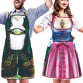 Lustige Oktoberfestschürzen – Trachtenlook | Perfekt für Paare mit Humor