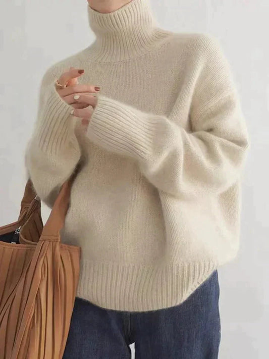 Luxuriöser Rollkragenpullover für Damen 
