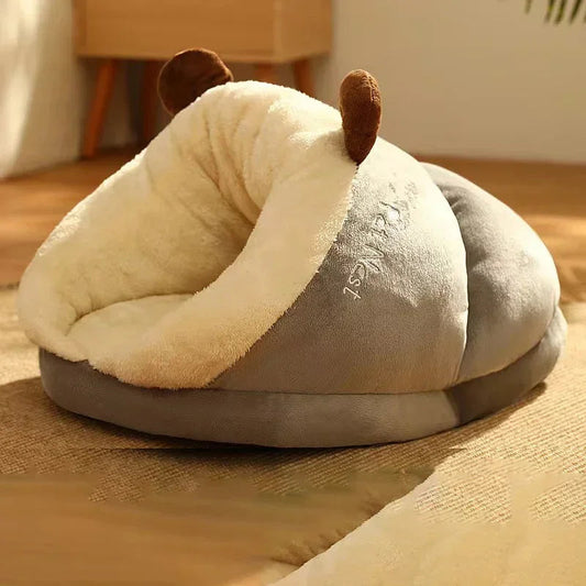 Luxus-Hundebett aus Korallen – erhältlich, warm und bequem, klein, mittel, groß