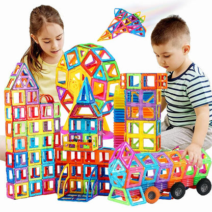 Magnetische Bausteine für Kinder – kreatives Spielzeug zur Förderung der Fantasie und Motorik