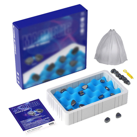 Magnetisches Schachspiel für Kinder – Lernspielzeug zur Förderung von Strategie und Konzentration, Ideal für Schach spielen unterwegs