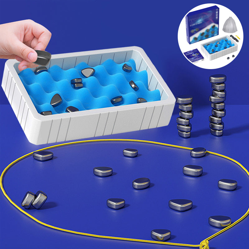 Magnetisches Schachspiel für Kinder – Lernspielzeug zur Förderung von Strategie und Konzentration, Ideal für Schach spielen unterwegs