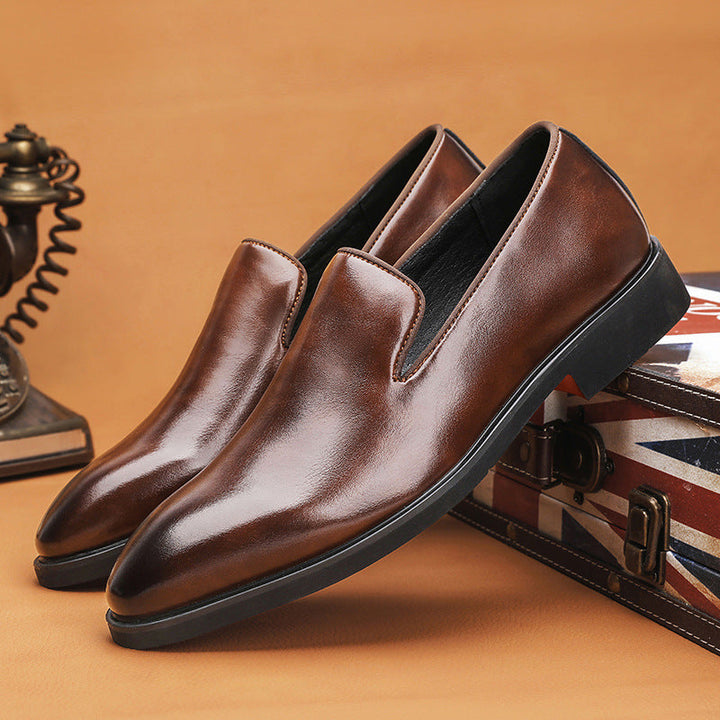 Herren Slip-On Formelle Schuhe | Spitz Zulaufende Zehenpartie