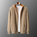 Herren Langarm Hoodie Mit Reißverschluss | Freizeitstil
