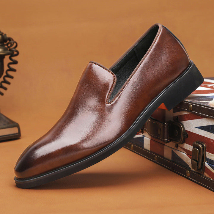 Herren Slip-On Formelle Schuhe | Spitz Zulaufende Zehenpartie