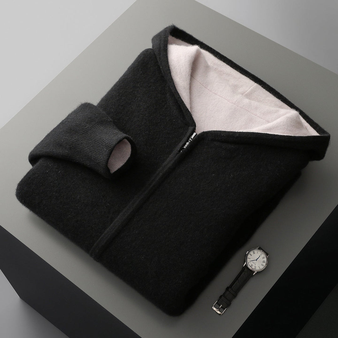 Herren Langarm Hoodie Mit Reißverschluss | Freizeitstil