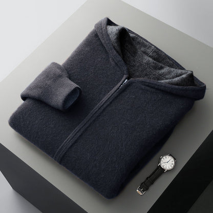 Herren Langarm Hoodie Mit Reißverschluss | Freizeitstil