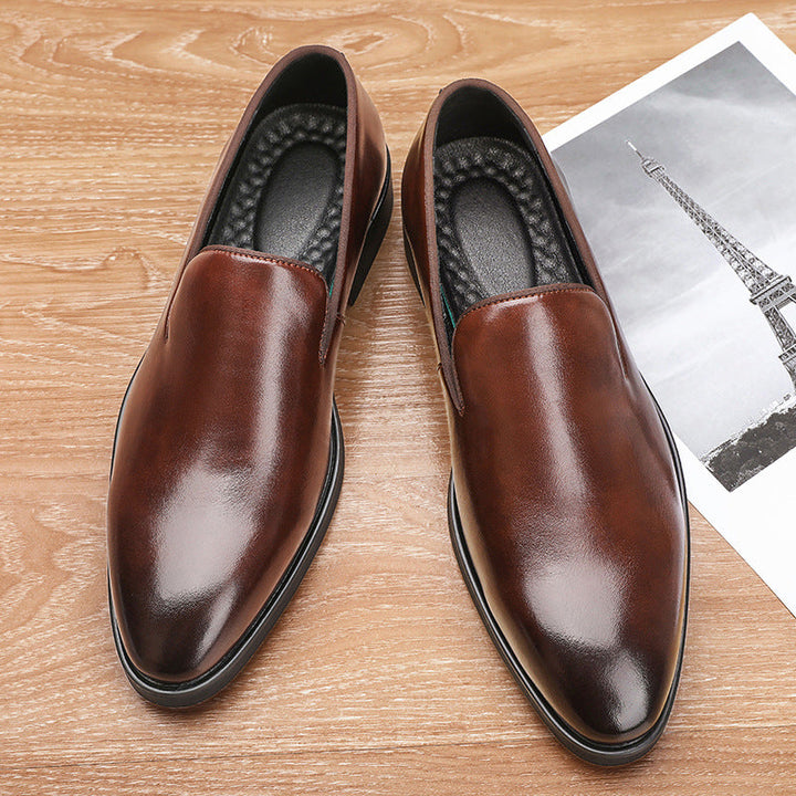 Herren Slip-On Formelle Schuhe | Spitz Zulaufende Zehenpartie