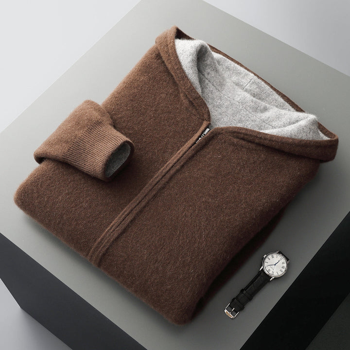 Herren Langarm Hoodie Mit Reißverschluss | Freizeitstil