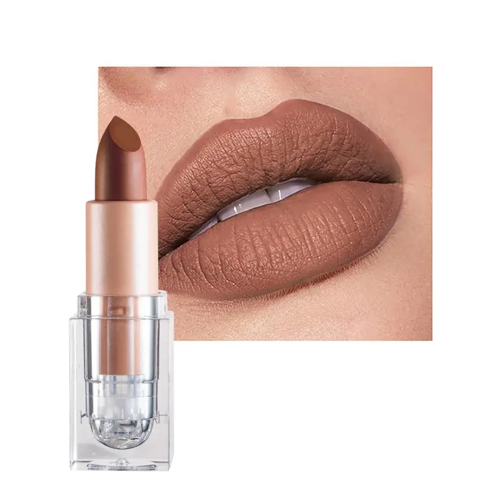 Matte Lippenstift 24 Stunden Halt – Wasserfest, Verschmierfrei, Intensive Pigmentierung