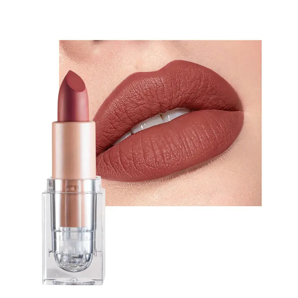 Matte Lippenstift 24 Stunden Halt – Wasserfest, Verschmierfrei, Intensive Pigmentierung