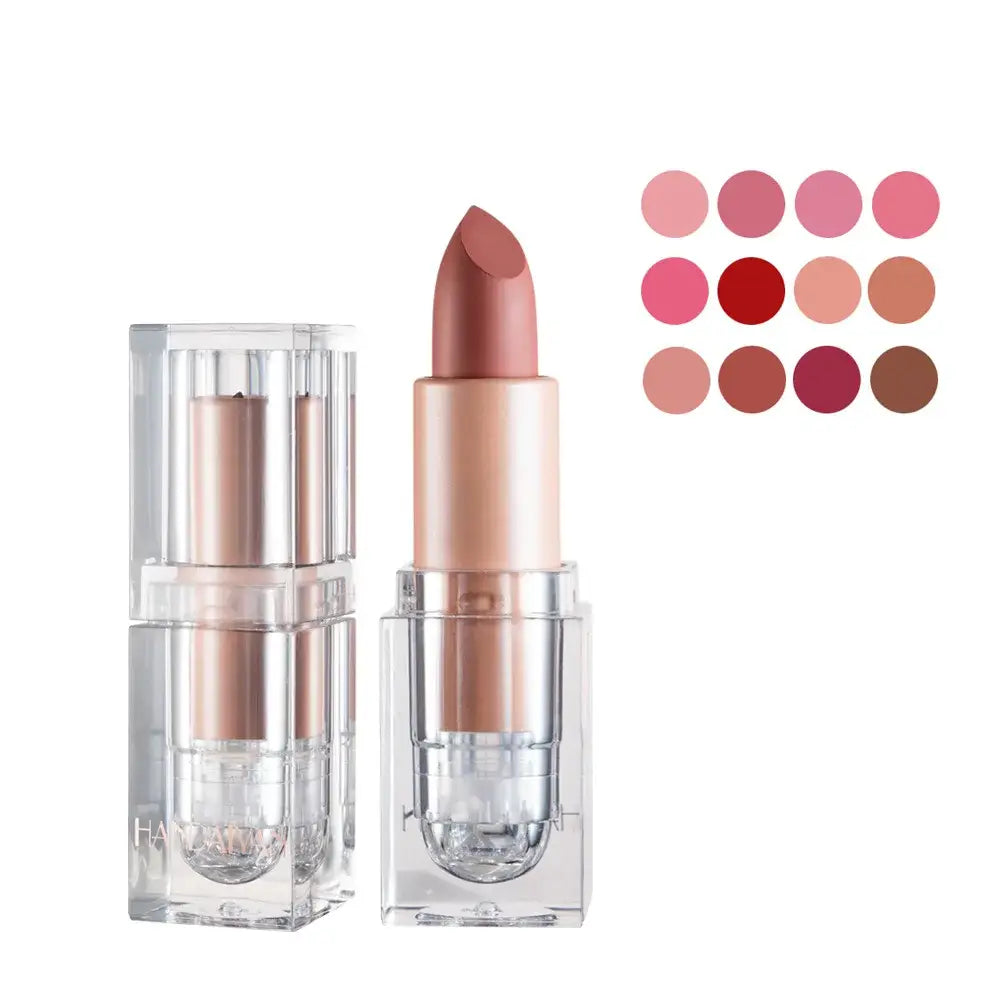 Matte Lippenstift 24 Stunden Halt – Wasserfest, Verschmierfrei, Intensive Pigmentierung