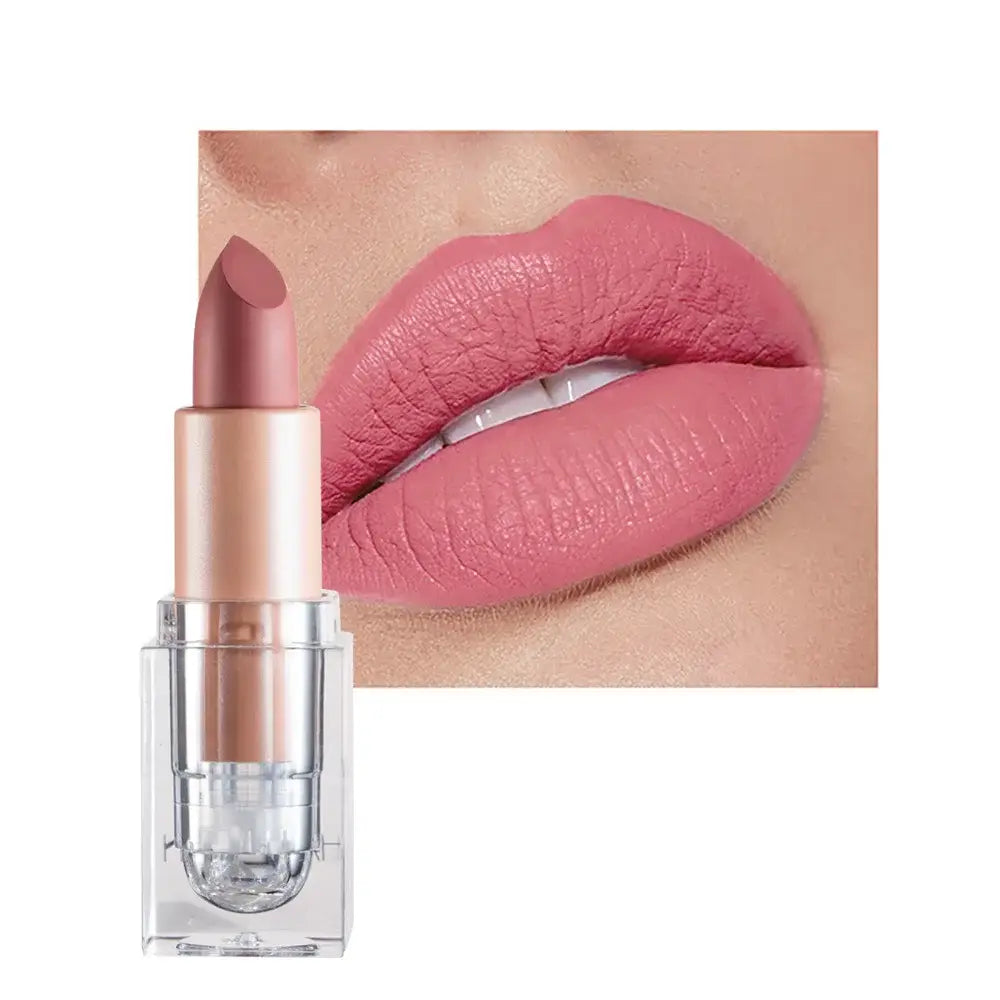 Matte Lippenstift 24 Stunden Halt – Wasserfest, Verschmierfrei, Intensive Pigmentierung