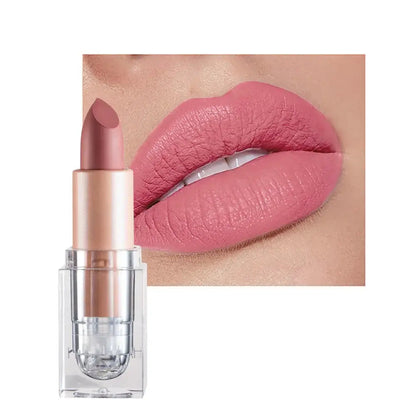 Matte Lippenstift 24 Stunden Halt – Wasserfest, Verschmierfrei, Intensive Pigmentierung