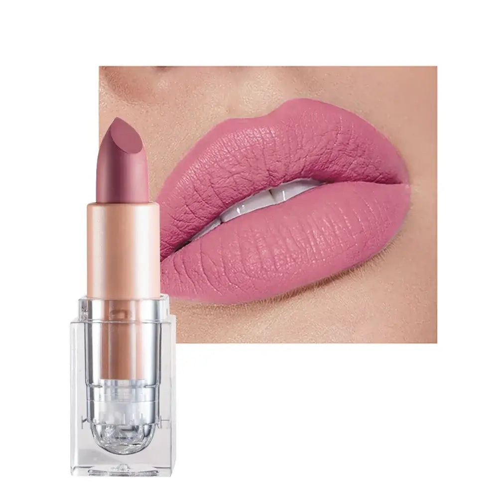 Matte Lippenstift 24 Stunden Halt – Wasserfest, Verschmierfrei, Intensive Pigmentierung