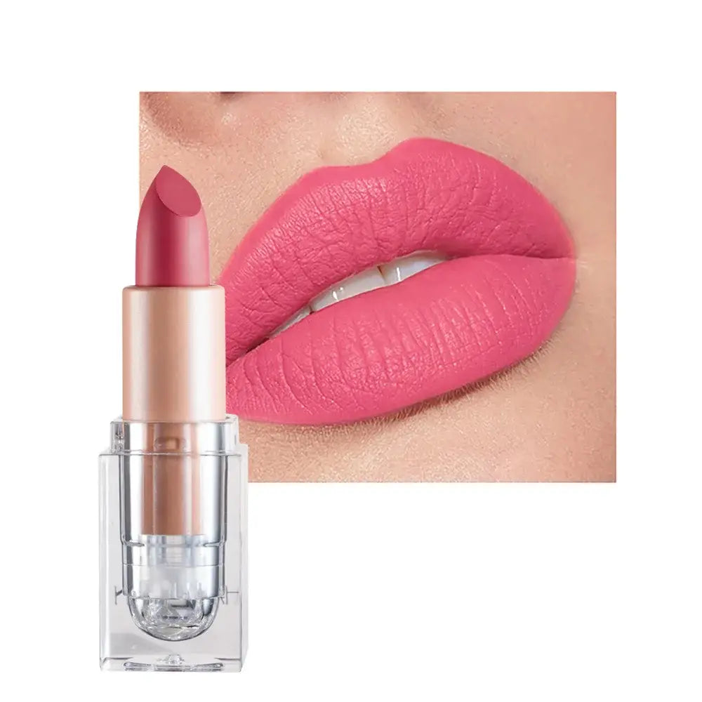 Matte Lippenstift 24 Stunden Halt – Wasserfest, Verschmierfrei, Intensive Pigmentierung