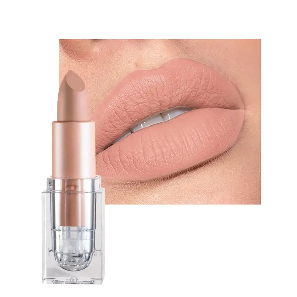 Matte Lippenstift 24 Stunden Halt – Wasserfest, Verschmierfrei, Intensive Pigmentierung