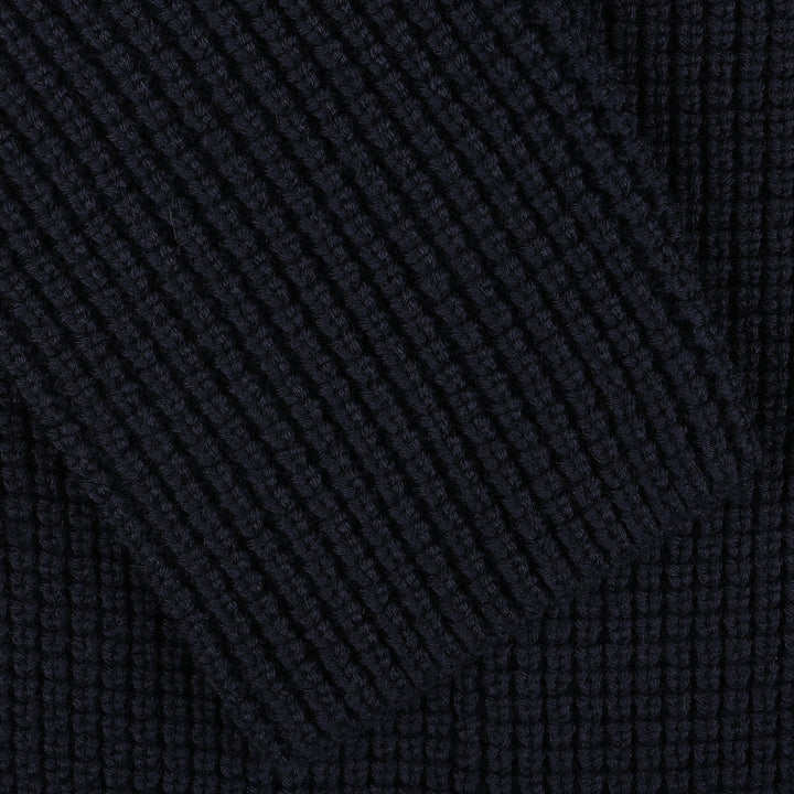Cardigan homme à manches longues col montant à boutons | Structuré