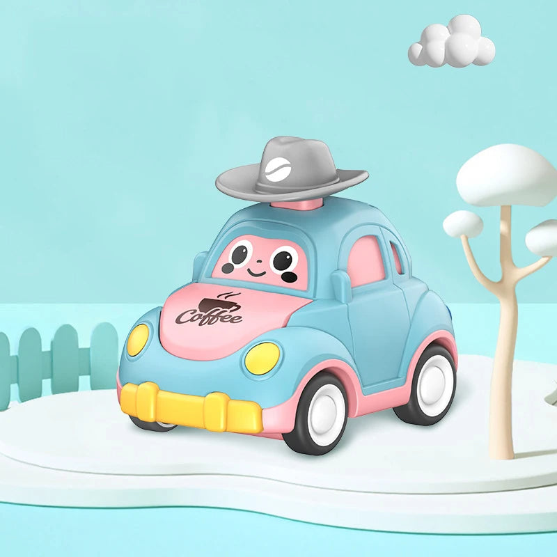 Mechanisch Aufziehbares Spielzeugauto für Kinder – Bunt und Sicher, Robustes Design, Ideal für Endloses Spielvergnügen