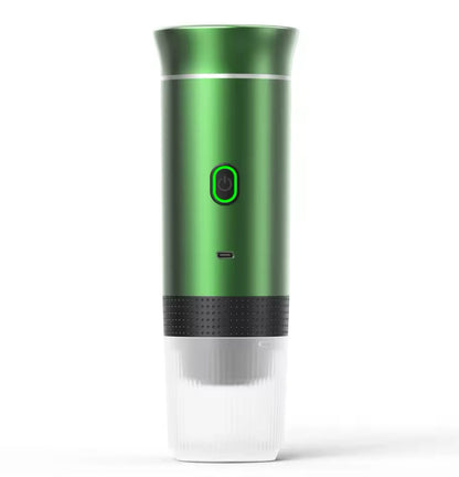Portable espresso machine with battery – 50 cup capacity, heating function, easy cleaning for on the go