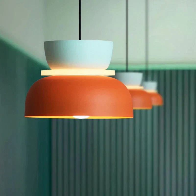Moderne Pendelleuchte in Pastellfarben – Skandinavische Hängelampe für Esszimmer und Wohnzimmer mit Verstellbarer Höhe