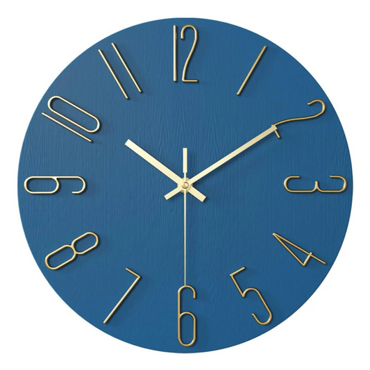 Moderne Wanduhr aus Kunststoff – minimalistisches Design für stilvolle Wohnräume, geräuschloser Betrieb