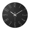 Moderne Wanduhr aus Kunststoff – minimalistisches Design für stilvolle Wohnräume, geräuschloser Betrieb