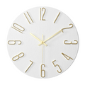 Moderne Wanduhr aus Kunststoff – minimalistisches Design für stilvolle Wohnräume, geräuschloser Betrieb